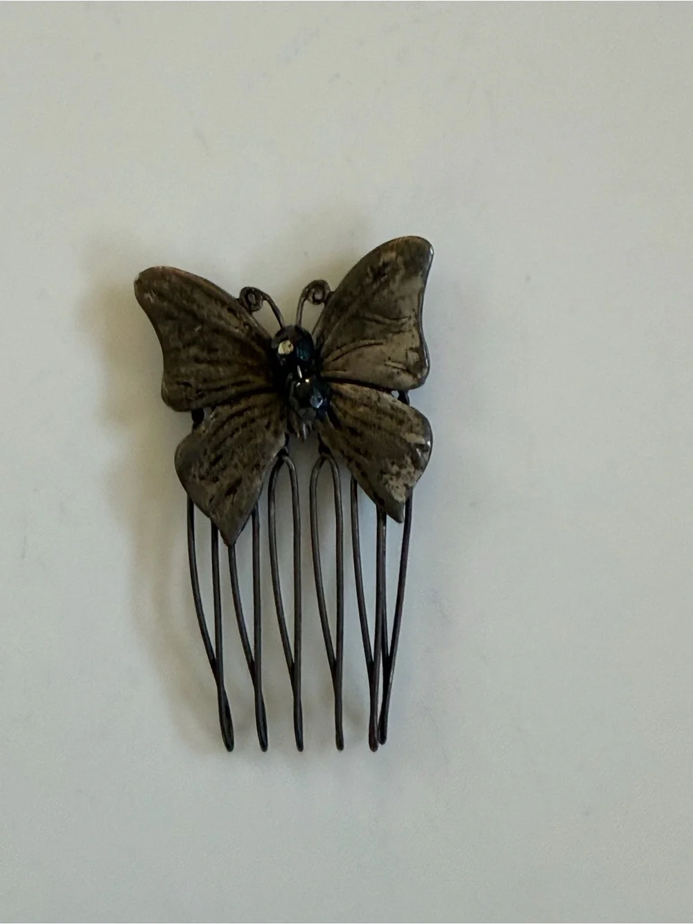 Vintage Deborah Rhodes Butterfly Hair Comb-  Hair Accessory